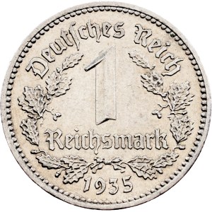 Niemcy, 1 marka Rzeszy z 1935 r., A, Berlin