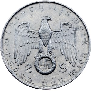 Germany, NSDAP 2 Schilling Token ND (1936-1937)