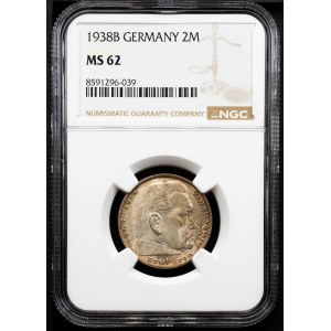 Germania, 2 Reichsmark 1938, B, Vienna