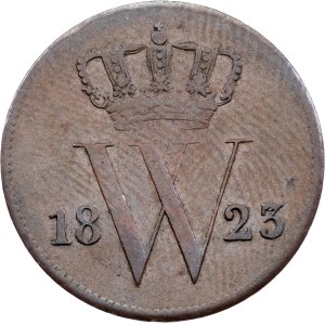 Paesi Bassi, 1 centesimo 1823, Utrecht