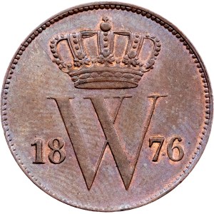 Paesi Bassi, 1 centesimo 1876, Utrecht