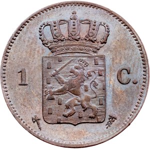 Paesi Bassi, 1 centesimo 1876, Utrecht