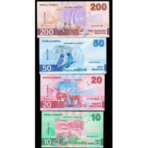 Zambia, 10, 20, 50, 200 kwacha, 2024–2026