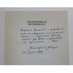Maciński, Tadeusz, *From the Underground to Exile*, Warsaw, 1944—with a dedication from a Warsaw Uprising fighter!