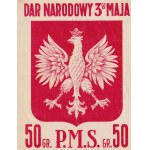 Donation Brick (window sticker), May 3 National Gift—Poland: Our School Homeland, circa 1918–1920.