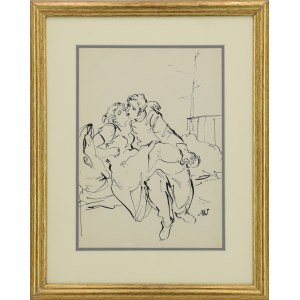 Antoni UNIECHOWSKI (1903-1976), Scena frywolna