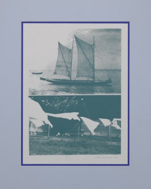 Jan TARASIN (1929-2009), Żagle, 1990