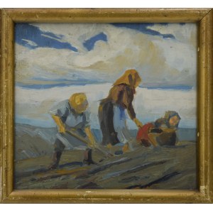Neznámý umělec, 20. století, „Wykopki“, kolem roku 1910