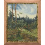 Unknown painter, 19th–20th century, *At the Edge of the Forest*, 1907