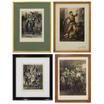 Elwiro Michał ANDRIOLLI (1836-1893), Zestaw 4 ilustracji do 