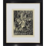 Elwiro Michał ANDRIOLLI (1836–1893), Sada 4 ilustrací k dílu „Pan Tadeusz“