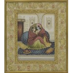 Radda and Krishna - Set of 3 Paintings