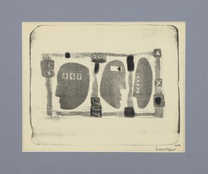 Wiesław LANGE (1914-1988), Głowy, 1963