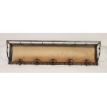 Wall-mounted coat rack