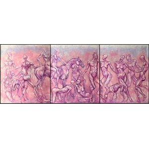 Wojciech Pelc, Bachanalia (triptyque), 2019