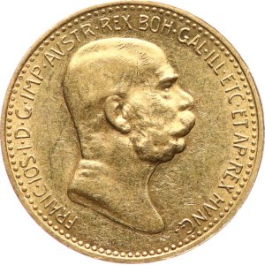 Impero austro-ungarico, Francesco Giuseppe I (1848-1916). - 10 K 1908 (moneta commemorativa per i 60 anni di regno)