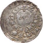 John of Luxembourg, 1310–1346. — Prague groschen, 3.59 g, Sm‑14, like Cha‑46, incomplete, off-center.