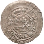 Charles IV, 1346–1378. — Prague groschen, 3.01 g; obverse like Cha-88, off-center, partially unstruck inscriptions