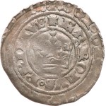 Charles IV, 1346–1378. — Prague groschen, 2.84 g, designated Cha‑88, partially illegible inscriptions