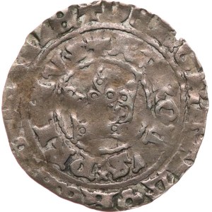 Carlo IV, 1346-1378. - Gros di Praga da 2,88 g, tipo Cha‑91 o Cha‑92, leggermente scheggiato.