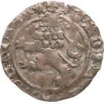 Charles IV, 1346–1378. — Prague groschen, 2.88 g, cataloged as Cha-91 or Cha-92, slightly chipped.
