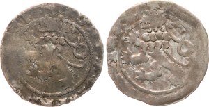 Václav IV. 1378-1419. - Pražské groše neurčené 2 ks, nedor. opisy