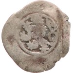Hussite Wars, 1420–1436. — Coin with a four-pointed stamp featuring a lion, 0.40 g, most closely resembling Cast. No. 47