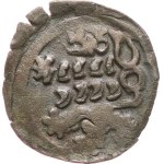 Jiří of Poděbrady, 1460–1471. — Round coin without a four-point mark, featuring a lion, 0.40 g, Rad.‑21, nice, sharp strike