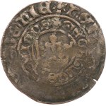 Jiří of Poděbrady, 1460–1471. — Prague groschen, 2.41 g, Sm‑6? partially damaged, backing slip, damaged.