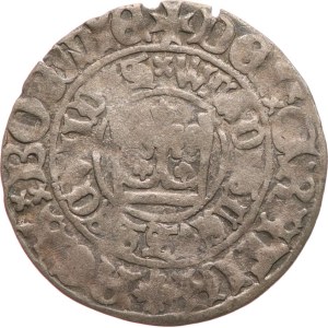Vladislav II Jagellone 1471-1516. - gros di Praga, 2,24 g, come Cha‑533, leggermente imperfetto, cartoncino di supporto crepato