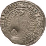 Vladislav II Jagiellon, 1471–1516. — Prague groschen, 2.95 g, similar to Cha-535 with a fake reverse die in the shape of a five-petaled flower, backing leaf