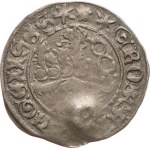 Vladislav II Jagiellon, 1471–1516. — Prague groschen, 2.95 g, similar to Cha-535 with a fake reverse die in the shape of a five-petaled flower, backing leaf