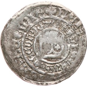 Vladislav II Jagellone 1471-1516. - Gros di Praga, 2,60 g, come Há‑XIV o Há‑XV, simile a Cha‑537, iscrizioni parzialmente incomplete, eccentrico.