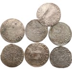 Vladislav II Jagiellon, 1471–1516. — Prague groschen, unspecified, circular, wavy and straightened, 7 pieces