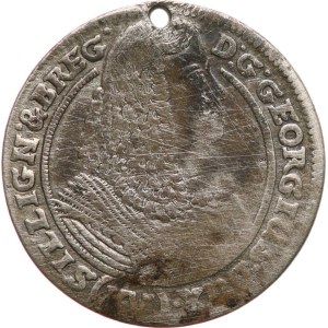 Lehnice-Břeh, Jiří III di Břeh 1654-1664. - Krejcar da XV 1662, KOP-5403, KM-430, graffio, forellino
