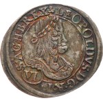 Leopold I, 1657–1705. — 6 kreutzer, 1670, IAN, minted in Graz, Her.‑1156, interesting patina, slightly off-center.