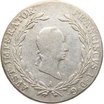 Francis II (I) 1792–1835. – 20 kreutzer 1825 A
