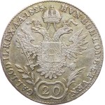 Francis II (I) 1792–1835. – 20 kreutzer 1825 A