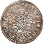 Leopold I, 1657–1705. — 15 kreuzers, 1680 KB, Husz.‑1425, KM‑175, patina