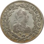 Joseph II (co-ruler with Maria Theresa) 1765–1780. — 20 kreuzers, 1776, B, S.K.–P.D., just.