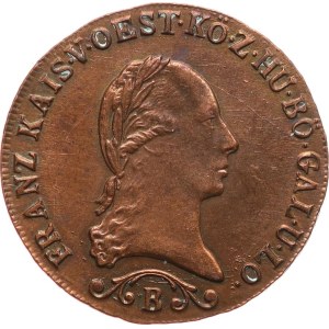 Francesco II (I) 1792-1835. - 1 krejcar 1812 B, tracce di pulizia