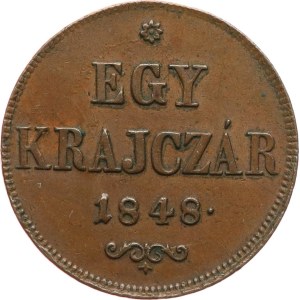 Coniazioni rivoluzionarie 1848-1849. - Un krejczar del 1848, bella patina