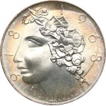 50 Kčs, 1968 (50th anniversary of the founding of Czechoslovakia and 20th anniversary of the victory of the working people), beautiful patina, mint luster
