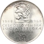 50 Kčs, 1968 (50th anniversary of the founding of Czechoslovakia and 20th anniversary of the victory of the working people)