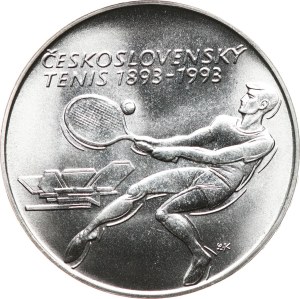 500 Kčs 1993 ( 100. výr. založení prvního tenisového klubu na území dnešní ČSFR), kapsle
