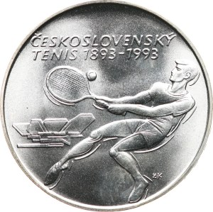 500 Kčs 1993 ( 100. výr. založení prvního tenisového klubu na území dnešní ČSFR), kapsle