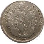 Bavaria, Maximilian III Joseph 1745–1777. — thaler, 1759, with a small bouquet behind the year, KM‑223.2, patina, dark spots