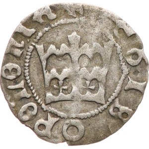 Polonia, Jan I Olbracht 1492-1501. - mezzo groschen b.‑l., aquila / corona, Kop.‑386