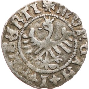 Polonia, Jan I Olbracht 1492-1501. - mezzo groschen b.‑l., aquila / corona, Kop.‑386