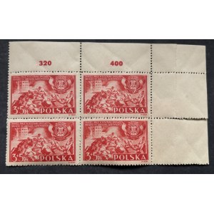 PEOPLE'S POLAND—CIVIL WAR, 1946, Fi. 401 B1 ** FOUR